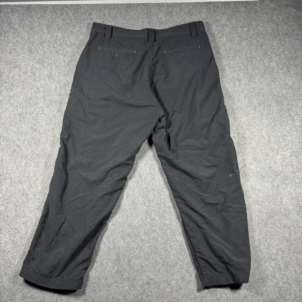 REI Co-op Mens Black Nylon Hiking Pants UPF 50+ Straight Leg 30x26 Outdoors‎